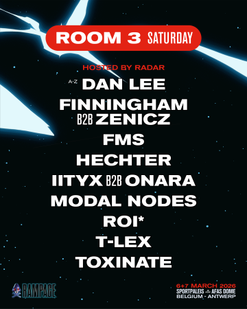 ROOM 3 &ndash; SATURDAY