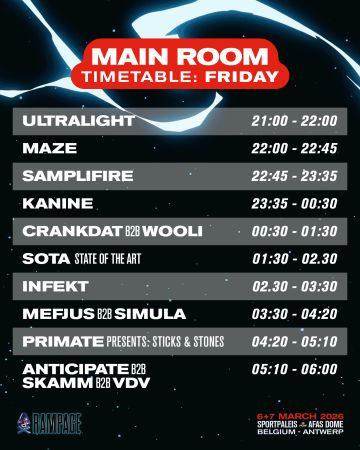 Main Room &ndash; Friday