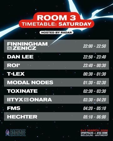 Room 3 &ndash; Saturday